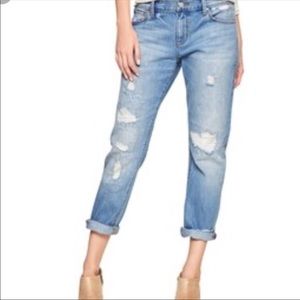 Gap 1969 Sexy Boyfriend Distressed Jeans